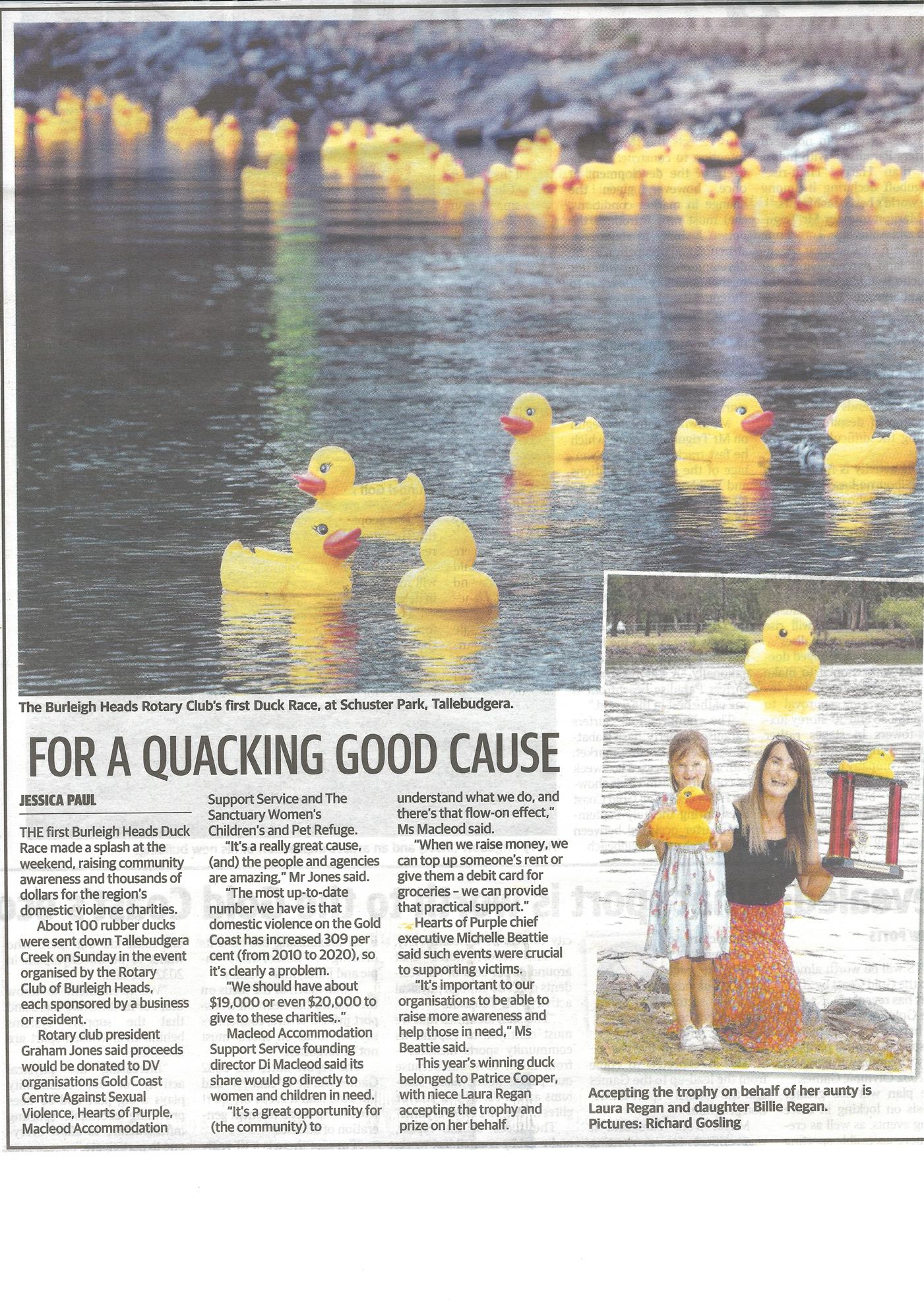 Gold Coast Bulletin Rotary Club of Burleigh Heads